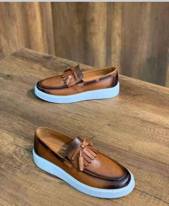 Brown Shoes with Suede Finish alternate view